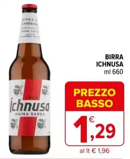 Iperal Birra ICHNUSA offerta