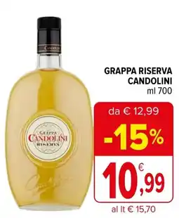 Iperal Grappa riserva CANDOLINI offerta