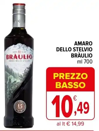 Iperal Amaro dello stelvio BRÀULIO offerta