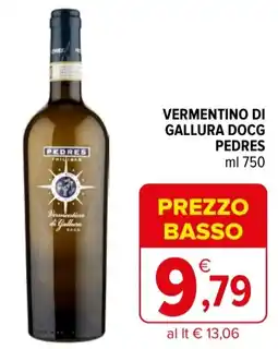 Iperal Vermentino di gallura docg PEDRES offerta