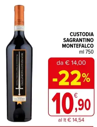 Iperal Custodia sagrantino MONTEFALCO offerta