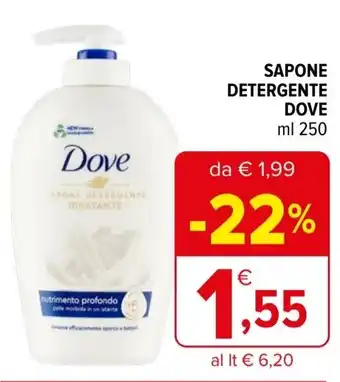 Iperal Sapone detergente DOVE offerta