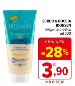 Iperal Scrub & doccia BIONSEN offerta