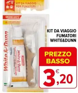 Iperal Kit da viaggio fumatori WHITE&DUNN offerta