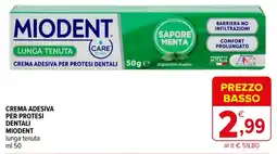 Iperal Crema adesiva per protesi dentali MIODENT offerta