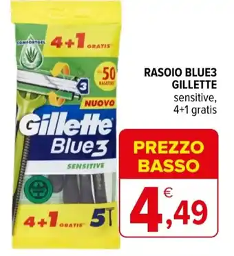 Iperal Rasoio blue3 GILLETTE offerta