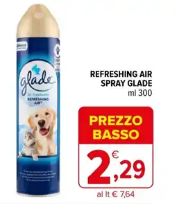 Iperal Refreshing air spray GLADE offerta