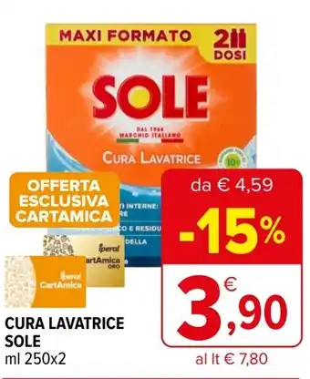 Iperal Cura lavatrice SOLE offerta