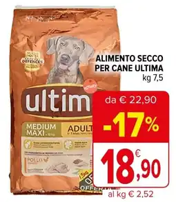 Iperal Alimento secco per cane ULTIMA offerta