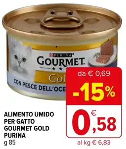 Iperal Alimento umido per gatto gourmet gold PURINA offerta