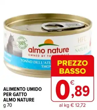 Iperal Alimento umido per gatto ALMO NATURE offerta