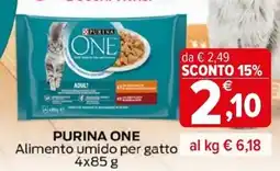 Iperal PURINA ONE Alimento umido per gatto offerta