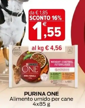 Iperal PURINA ONE Alimento umido per cane offerta