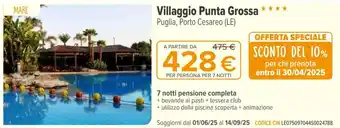 Iperal Villaggio Punta Grossa offerta