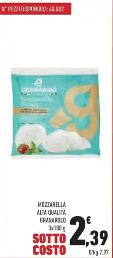 Conad Superstore Mozzarella alta qualità GRANAROLO offerta