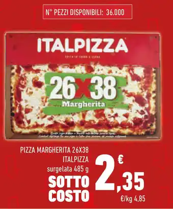 Conad Superstore Pizza margherita 26x38 ITALPIZZA offerta