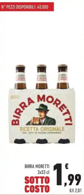 Conad Superstore Birra MORETTI offerta