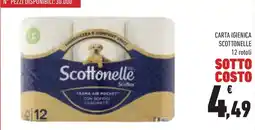 Conad Superstore Carta igienica scottonelle offerta