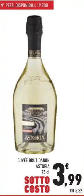 Conad Superstore Cuvée brut dabon ASTORIA offerta