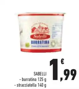 Conad Superstore SABELLI - burratina offerta