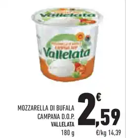 Conad Superstore Mozzarella di bufala campana d.o.p. VALLELATA offerta