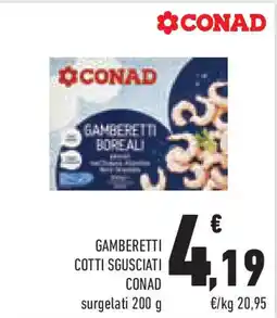 Conad Superstore Gamberetti cotti sgusciati CONAD offerta