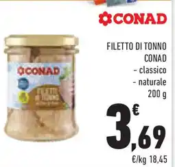 Conad Superstore Filetto di tonno CONAD offerta