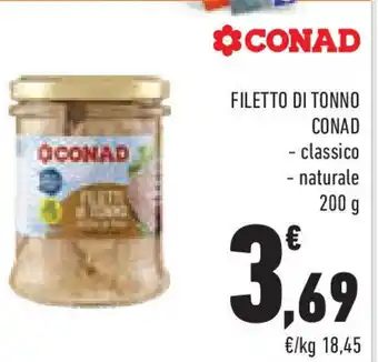 Conad Superstore Filetto di tonno CONAD offerta