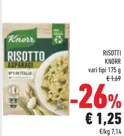 Conad Superstore Risotto asparag KNORR vari tipi offerta