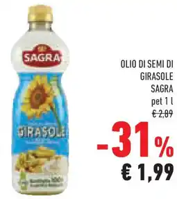 Conad Superstore Olio di semi di girasole SAGRA offerta