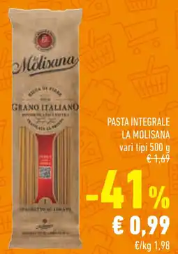 Conad Superstore Pasta integrale LA MOLISANA offerta