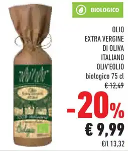 Conad Superstore Olio extra vergine di oliva italiano OLIV'EOLIO offerta