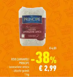 Conad Superstore Riso carnaroli PRINCIPE offerta