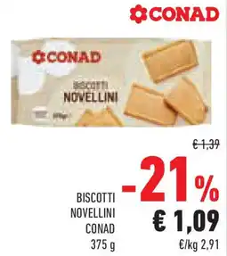 Conad Superstore Biscotti NOVELLINI CONAD offerta