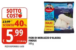 Tigros Fiori di merluzzo d'alaska findus offerta