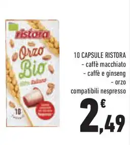 Conad Superstore 10 capsule RISTORA offerta