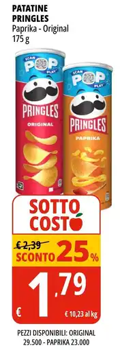 Tigros PATATINE PRINGLES Paprika - Original offerta