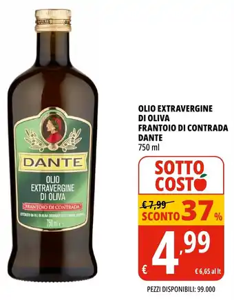 Tigros Olio extravergine di oliva frantoio di contrada dante offerta