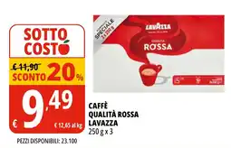 Tigros Caffè qualità rossa lavazza offerta