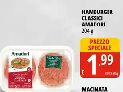 Tigros Hamburger classici amadori offerta