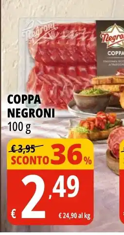 Tigros Coppa negroni offerta