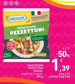 Spazio Conad Minestrone pezzettoni orogel pronto in 5 minuti, offerta