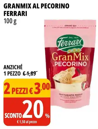 Tigros Granmix al pecorino ferrari offerta