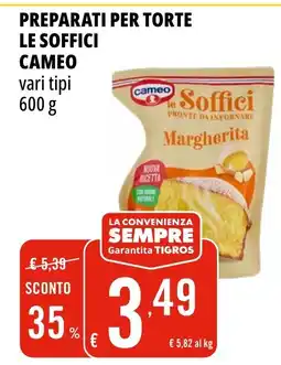 Tigros Preparati per torte le soffici cameo offerta