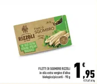 Conad Filetti di sgombro RIZZOLI offerta