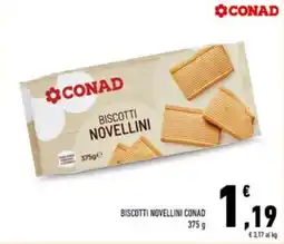 Conad Biscotti novellini CONAD offerta