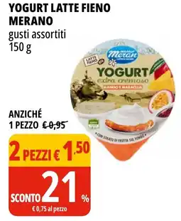 Tigros Yogurt latte fieno merano gusti assortiti offerta