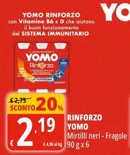 Tigros Rinforzo yomo Mirtilli neri - Fragole offerta