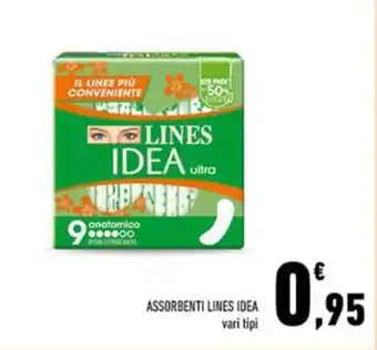 Conad Assorbenti lines idea offerta