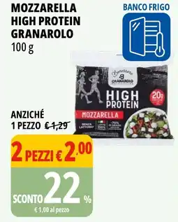 Tigros Mozzarella high protein granarolo offerta